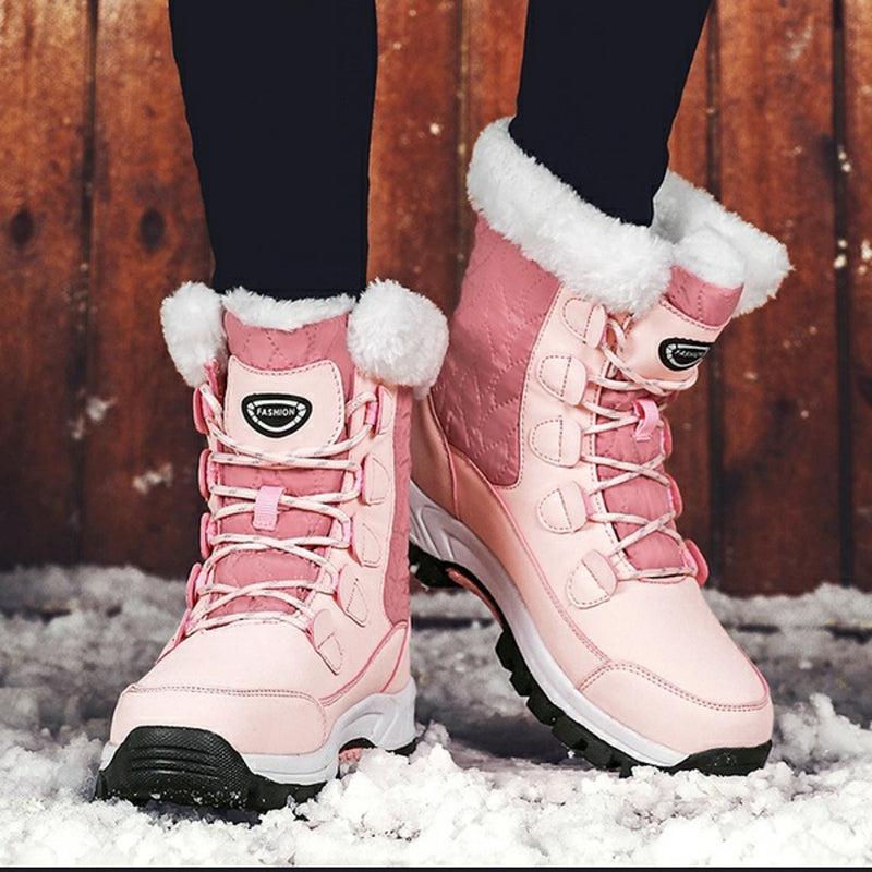 Plus fleece snow boots - Outlets Forever